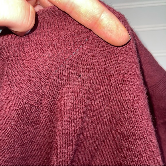 Lululemon Sunset Savasana Matoon Wine Sweater Medium - Picture 4 of 9